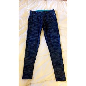 Heathered blue leggings